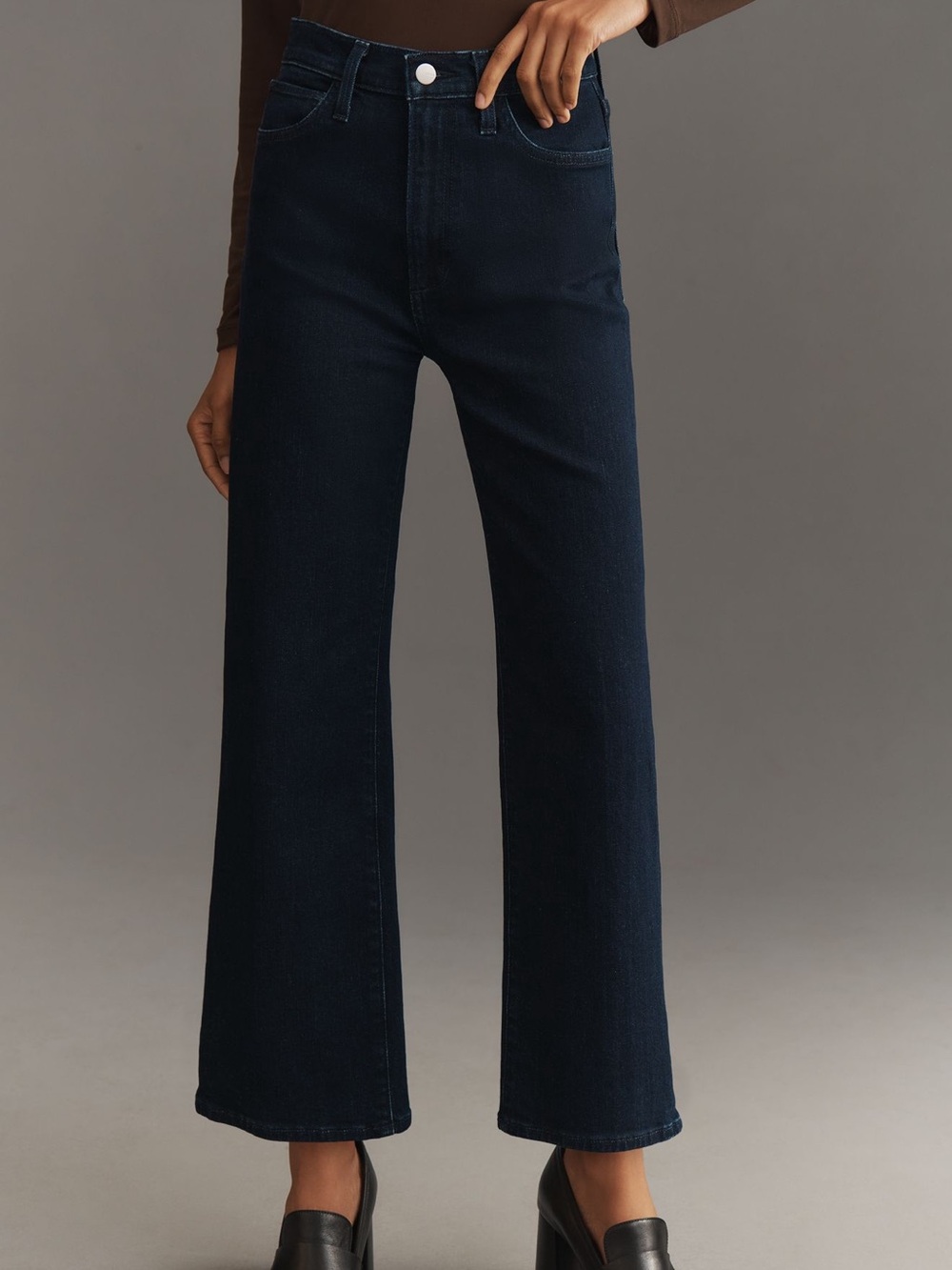 Joe's Jeans Dark Indigo Wide Leg Jeans